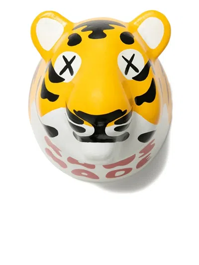 Kaws X Human Made Tiger Pulp Figure In Multi