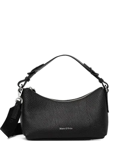 Marc O'polo Medium Adjustable-strap Tote Bag In Black