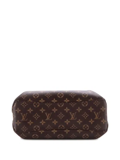 Pre-owned Louis Vuitton Rivoli Handbag Monogram Canvas Pm Satchel In Brown