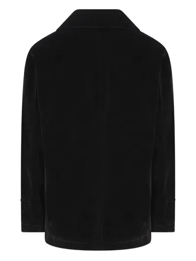 Camplin Double-breasted Coat In Multi
