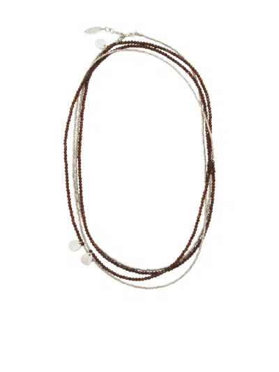 Brunello Cucinelli Beaded Bracelet In Black