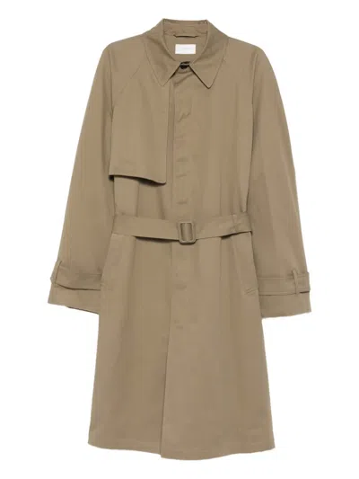 The Row Anatole Belted Coat In Brown