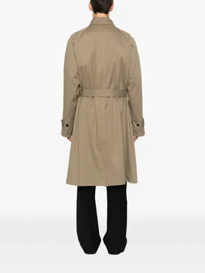 The Row Anatole Belted Coat In Brown
