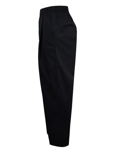 Herno Pleated Trousers In Black
