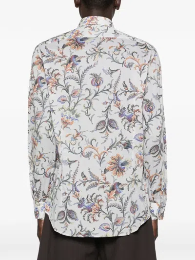 Etro Blue Shirts Men In White