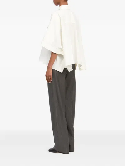 Mm6 Maison Margiela Pocket Short-sleeve Shirt In Neutral