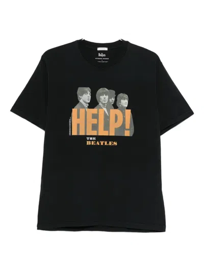 In The Box Beatles Help T-shirt In Black