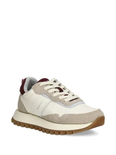 Gant Panelled Lace-up Sneakers In Multi