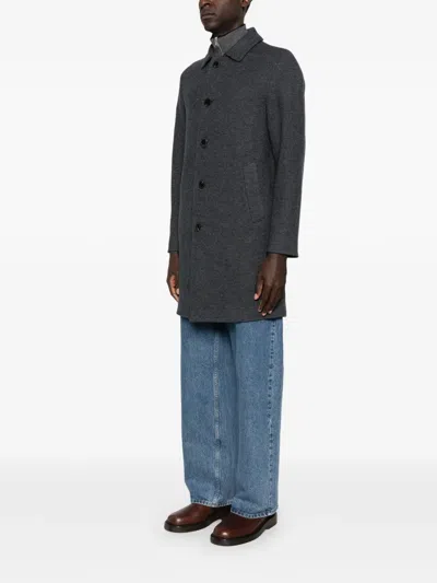 Marc O'polo Button Pocket Coat In Gray