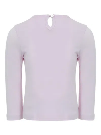 Lapin House Puppy-print Long-sleeve Top In Pink