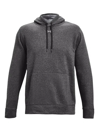 Under Armour Hustle Fleece Hoodie In Gray