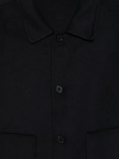 Low Brand Button-up Jacket In Black