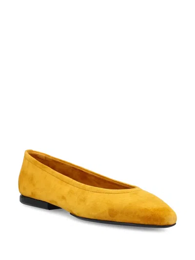 Loro Piana Primula Suede Ballet Flats In Animal Print