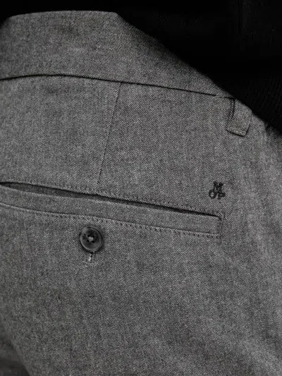 Marc O'polo Logo-embroidered Trousers In Gray