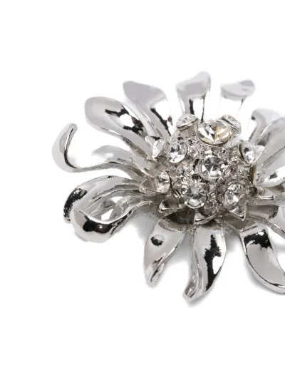 Ottod'ame Flower Pin In Brown