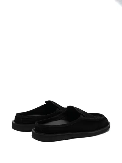 Referenc Suede Square Toe Slides In Multi