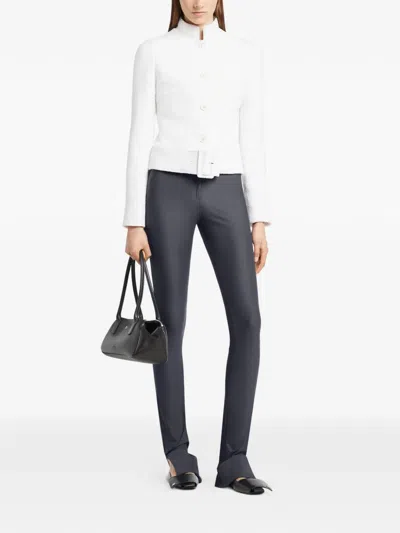 Courrèges Buckle Jacket In White