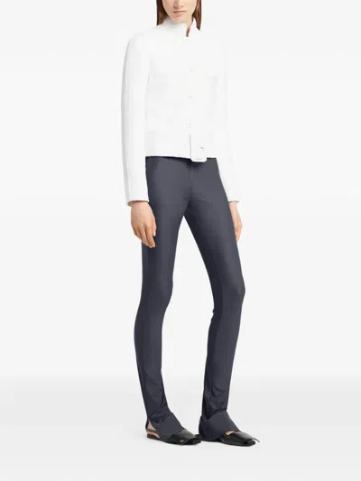 Courrèges Buckle Jacket In White