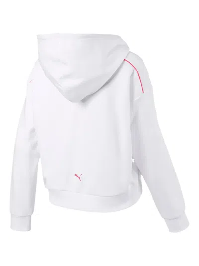 Puma Full-zip Chase Hoodie In White