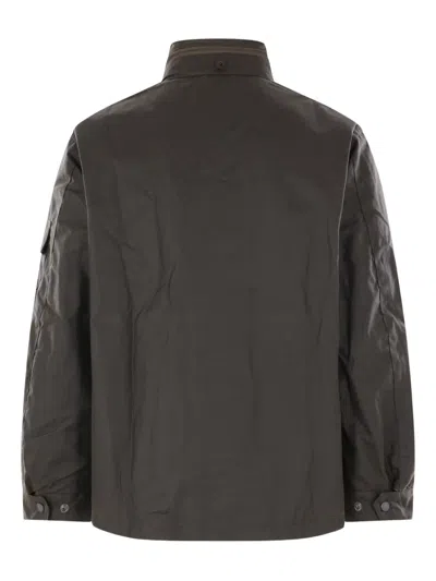 Barbour Logo-embroidered Jacket In Multi