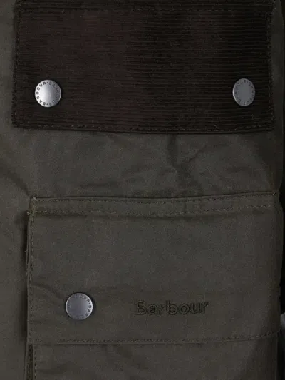 Barbour Logo-embroidered Jacket In Multi