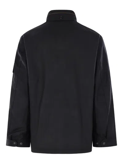 Barbour Logo-embroidered Jacket In Black