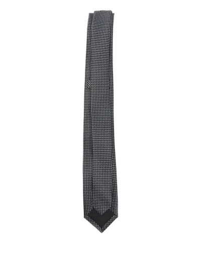 Karl Lagerfeld Patterned Tie In Brown