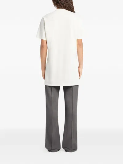 Courrèges Logo T-shirt In White