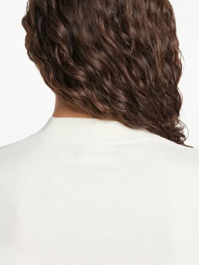 Courrèges Logo T-shirt In White