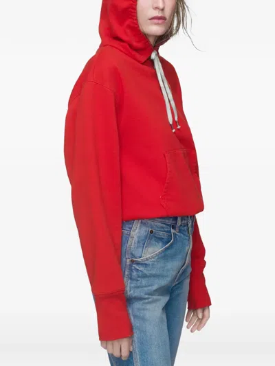 Maison Margiela Hooded Pocket Jacket In Red