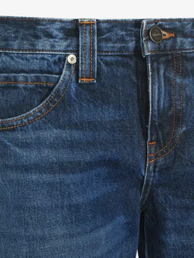 Khaite Belt-loop Pocket Jeans In Blue