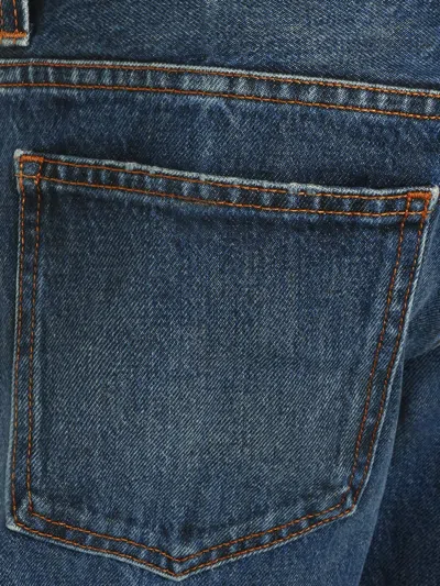 Khaite Belt-loop Pocket Jeans In Blue