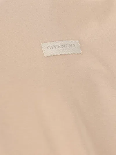 Givenchy Logo Cotton Jersey T-shirt In Neutral