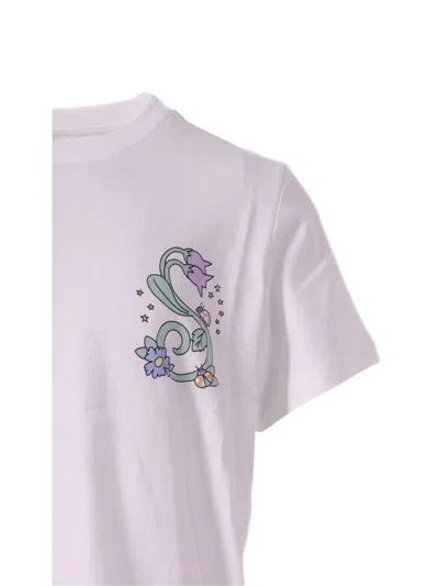 Stella Mccartney Stella Vine Cotton T-shirt In White