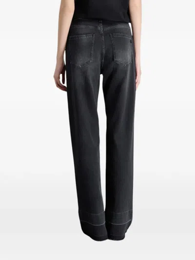 Gaëlle Embellished Denim Jeans In Black