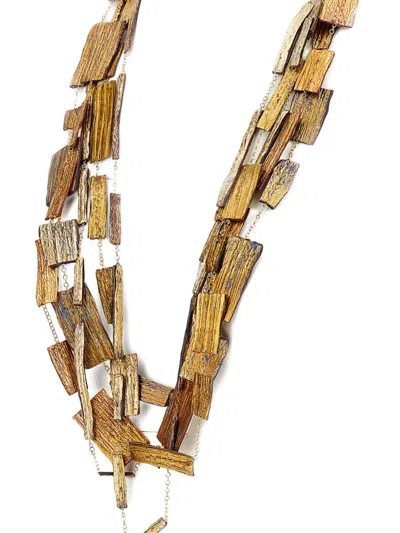 Gfw Handmade Chain-link Necklace In Gold