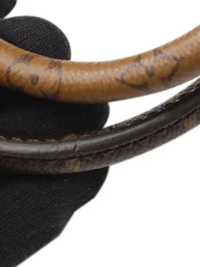 Pre-owned Louis Vuitton 2021 Monogram Reverse Giant Onthego Gm Satchel In Brown