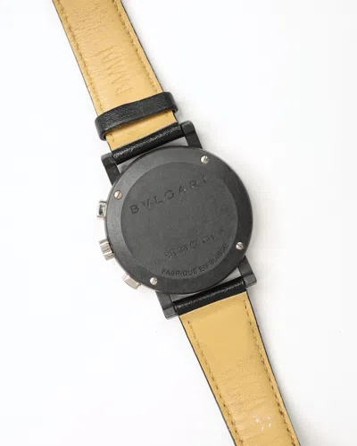 Bvlgari Bulgari Bulgari Carbon Gold Cortina 38mm Watch In Black