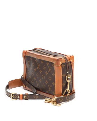 Pre-owned Louis Vuitton Monogram Soft Trunk Crossbody Bag In Brown