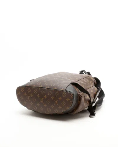 Pre-owned Louis Vuitton Macassar Christopher Mm Backpack In Brown