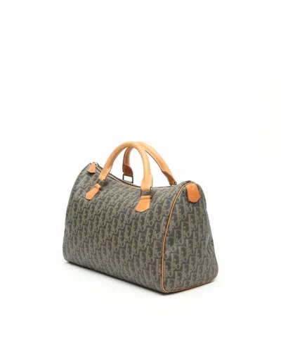 Dior Christian  Oblique Boston Bag In Multi