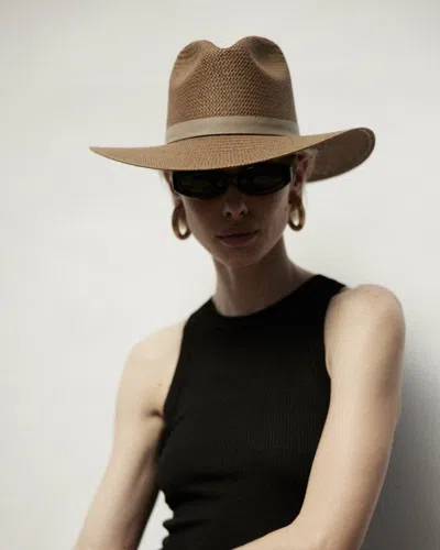 Janessa Leone Adriana Hat In Brown