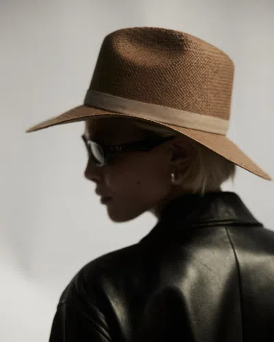 Janessa Leone Adriana Hat In Brown