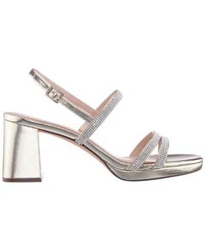 Nina Women's Berna Block-heel Strappy Sandals In Silver