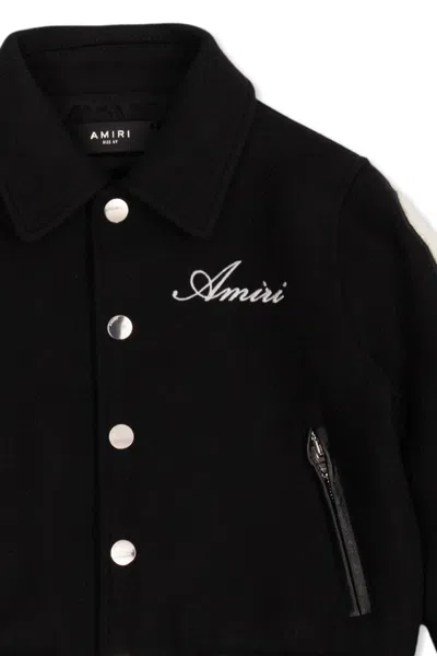Amiri Long-sleeved Jacket In Black