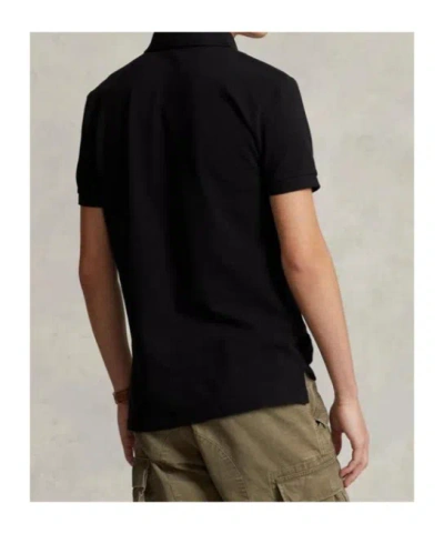 Ralph Lauren Short-sleeved Polo Shirt In Black