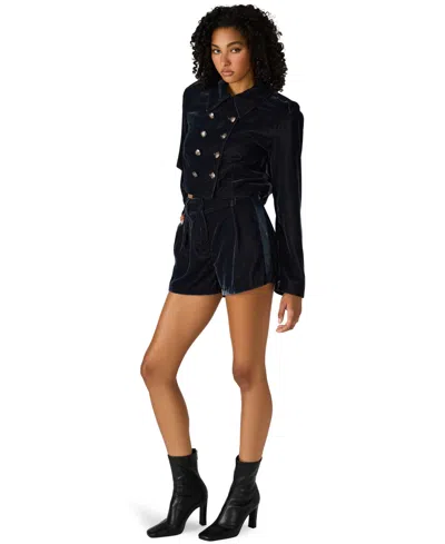 Steve Madden Women's Minnetta Mid Rise Shorts In Black