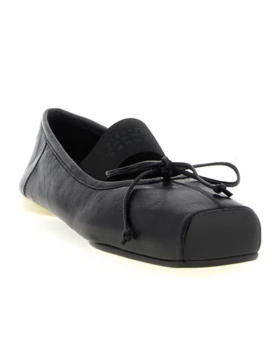 Mm6 Maison Margiela 'ballet' Ballet Flats In Black