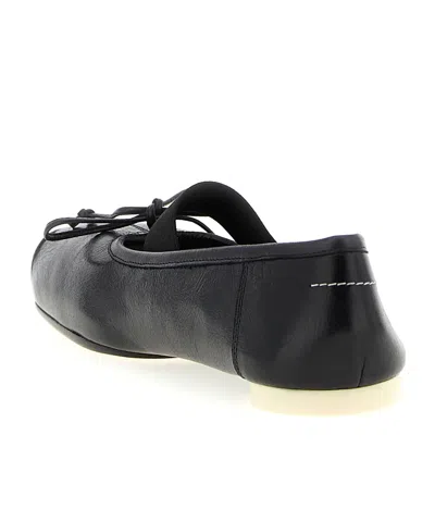Mm6 Maison Margiela 'ballet' Ballet Flats In Black