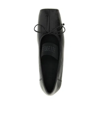 Mm6 Maison Margiela 'ballet' Ballet Flats In Black